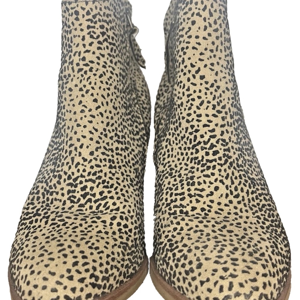 MIA Black and Cream Ankle Booties